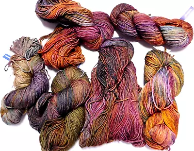 PIEDRAS Earthy Multis 100gr Skein Malabrigo RIOS Sprwsh MERINO Wool YARN • $15.99