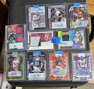 Autographed Football Card Lot-20 Rookie Auto Football Cards • $38.60