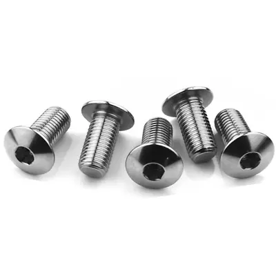 M5 M6 M8 M10 Socket Button Screws A2 Stainless Steel Dome Head Bolt Allen Key • £83.99