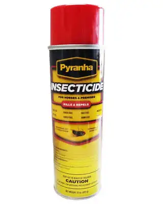 $29.49 • Buy Pyranha Insecticide Aerosol Premise And Horse Fly Spray 15 Oz.