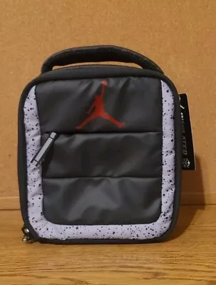 Nba Jumpman Michael Jordan School Lunch Bag Insulated Cooler 8.25 X7.5 X3.5  Zip • $45