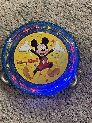 Disney Mickey Mouse Light Up Tambourine Batteries Included • $14.99