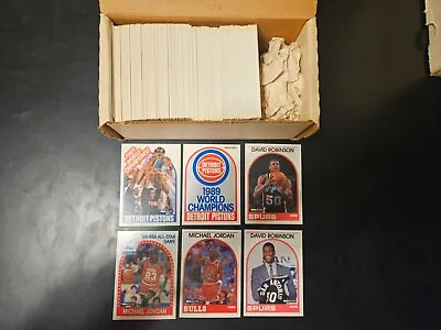 1989-90 NBA Hoops Complete Set David Robinson RC Jordan *1-353 + Rare A&B Cards • $29.99