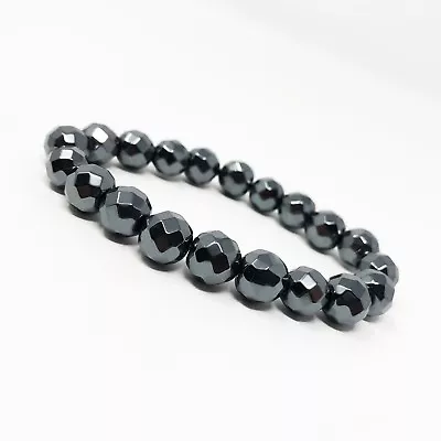 Hematite Non-Magnetic Bracelet Mens Womens Unisex Adjustable Size X49 • $8.99