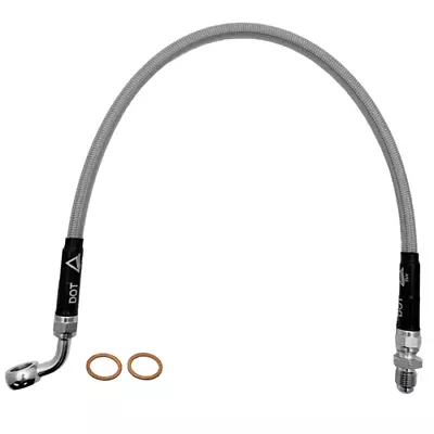 S/S Braided Front Brake Hose ABS BMW R850GS R1100GS; 34 32 2 314 744 / Venhill • $51.15