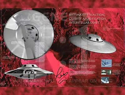 Ufo 8.5x11 Autograph Signed Photo Area 51 Bob Lazar Flying Saucer Poster Reprint • $12.12