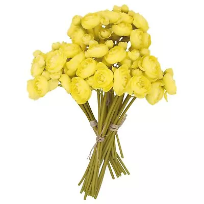 24pcs Mini Ranunculus Artificial Flowers Silk Flowers And Real Touch Stems Fo... • $36.29