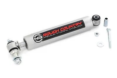 Rough Country Heavy Duty Steering Stabilizer For Jeep TJ YJ XJ WJ ZJ & GM • $39.95