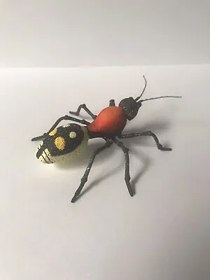 Handmade Hand-painted 3  4-Spotted Velvet Ant Cow Killer Insect Figurine Replica • $23.50