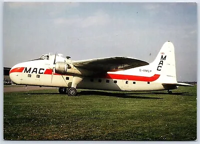 Airplane Postcard Midland Air Cargo MAC Airways Airlines Bristol 170 Mk 31 FL7 • $3.99
