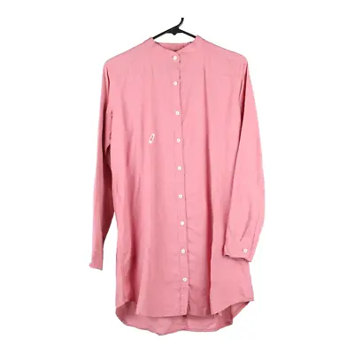 Levis Shirt Dress - Medium Pink Cotton • £17.50