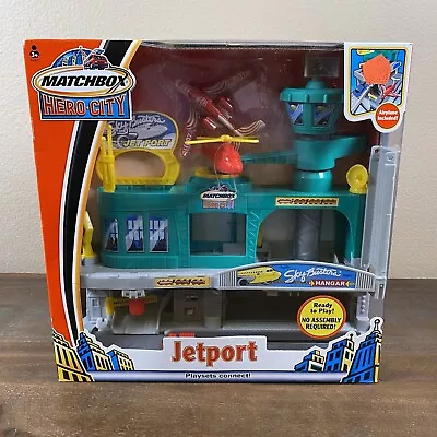 New In Box Matchbox Hero City 2003 Jetport Playset Mattel Ages 3+ • $40