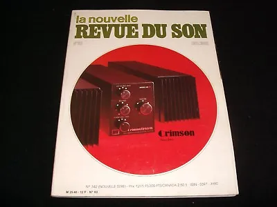 La Nouvelle Revue Du Son<>december 1982<>french Audio Mag.°#63°hafler Dh110 • $11.57