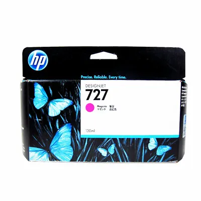 Genuine HP 727 Magenta 130ml B3P20A DesignJet T1500 T920 T2500 (Retail Box) • $19.99