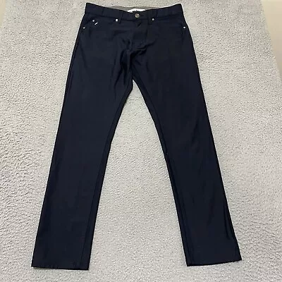 Tailor Vintage Pants Mens 32x32 Dark Navy Luxe Performance New Canaan Slim • $22.94