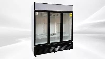 NEW Commercial 3 Glass Door Upright Refrigerator Large Display Cooler NSF ETL  • $2984.67