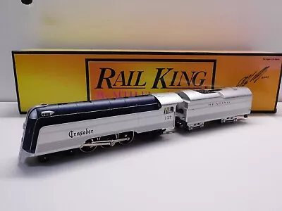 O Scale MTH 30-1152-1 Reading 4-6-2 Crusader Steam Locomotive Train #117 W/PS • $15.50