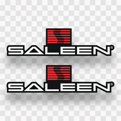 2x SALEEN Decals Stickers Vinyl Logo Ford Car Truck Window Racing Mustang • $6.39