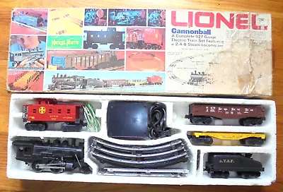 Lionel Cannonball Train Set #6-1381 O27 Gauge Electric Set In Original Box LOOK! • $79.95