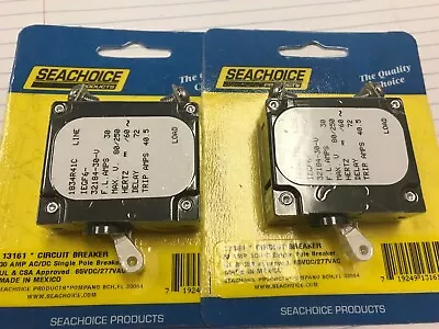 Panel Circuit Breaker Ac Or Dc Seachoice 30 Amp 13161 Pair Marine Boat Rv  • $48.02