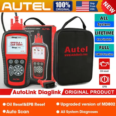 2024 Car All System Scanner Autel MaxiDiag Elite DiagLink OBD2 Diagnostic Reader • $99.99