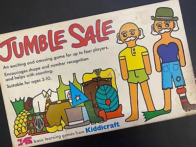 Vintage Game 1973 Jumble Sale Kiddicraft Dress Card Game Excellent Condition • $25