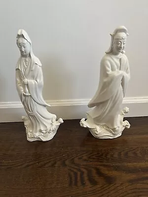 MADDUX OF CALIFORNIA 942 & 943 Asian Ceramic Pottery Figurine (13 Inches RARE) • $49.99