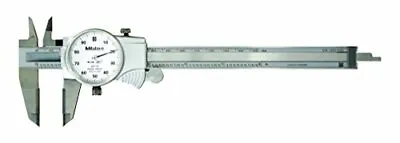 6  Dial Caliper W/ Carbide Id & Od Jaws .001  Grad Mitutoyo #505-738 • $199