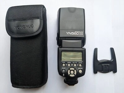 £24.99 • Buy Yongnuo Speedlite YN 560 III Shoe Mount Flash - With Case And Stand