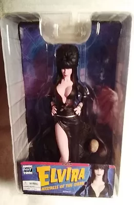 Elvira: Mistress Of The Dark Deluxe 8  Action Figure Amok Time NEW - SEALED • $90