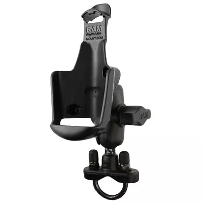 $74.93 • Buy RAM Handlebar U-Bolt Double Ball Mount For Garmin Rino 110, 120 & 130