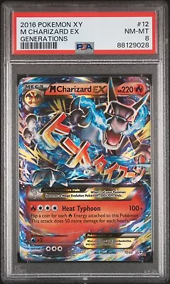 Pokemon - M Charizard EX 12/83 - XY Generations - English - PSA 8 • $72.49