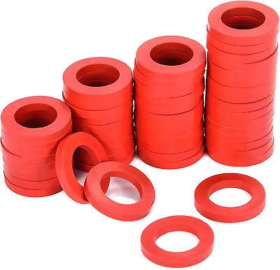 40 Heavy Duty Universal Fit Garden Hose Washer Rubber Waher Seals No Water Leaks • $5.29