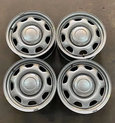 Set Of 4 OEM Takeoff '05-'24 Ford F-150 17  Powder Coat Silver Steel Wheels 3857 • $299.95