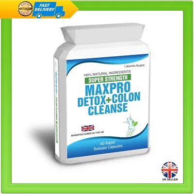 £6.25 • Buy 60 Max Cleanse Pro Colon Cleanse Detox Plus Free Weight Loss Dieting Tips