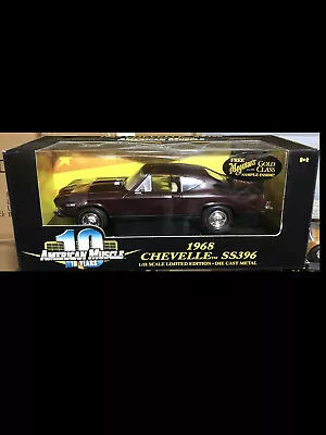 1968 Chevelle Cordovan Maroon 1:18 Ertl American Muscle 32490 • $99.95