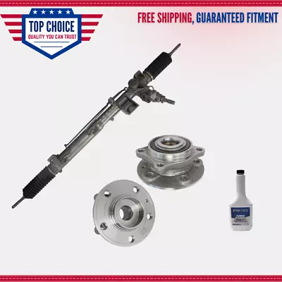 Power Steering Rack And Pinion + Wheel Hub Bearing Kit For Volvo S80 S60 V70 FWD • $325.95