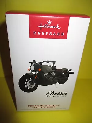 2023 Hallmark Indian Motorcycle Scout Bobber Metal Ornament New MIB • $16.99