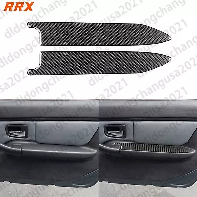 Real Carbon Fiber Interior Door Armrest Panel Cover For BMW Z3 E36 E37 1996-2002 • $34.99