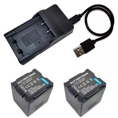 Battery / USB Charger For CGA-DU21 Panasonic NV-GS508 NV-MX500A PV-GS19 PV-GS29 • $14.98