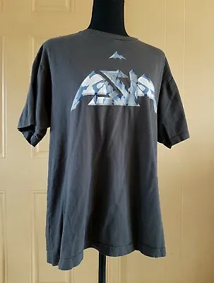 ASIA Band Logo Grey Anvil T-Shirt FREE SHIPPING Size L • $24.99