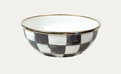 Mackenzie Childs Courtly Check Small Enamel Bowl 6  • $39.99