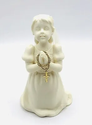 Roman Inc Millennium Collection Girl First Communion White With Rosary • £11.58