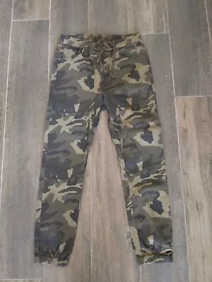 Victorious Men's Utility Front Big Pocket Cargo Jogger Pants M Camo • $32.99