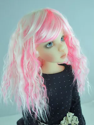 Doll Wig Monique Gold  Snow  Size 7/8 In White W Pink • $28.25