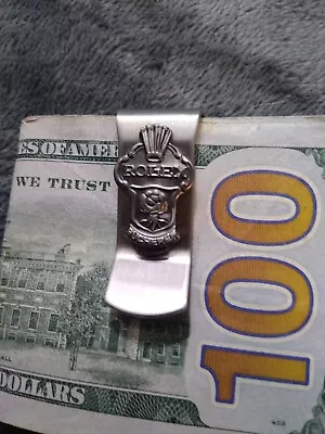 Vintage Hand Crafted Silver Plated ROLEX Custom Money Clip • $49.69