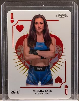 MIESHA TATE 2024 Topps Chrome UFC KINGS AND QUEENS SF88 • $10.50