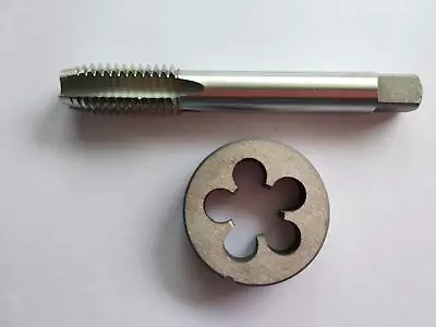£19.37 • Buy 1pcs HSS Machine 13/16-18 UN Plug Tap And 1pcs 13/16-18 UN Die Threading Tool 