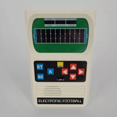 Vintage Electronic Football Hand Held Video Game Works Mattel Basic Fun • $25.99