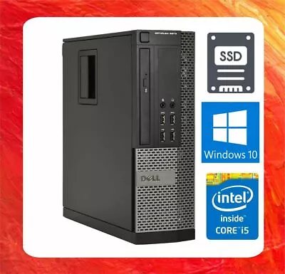 $99 • Buy Dell Pc Optiplex 9020 Intel Core I5 4590 @ 3.3ghz 8gb 128gb Ssd Dvdrw Win10